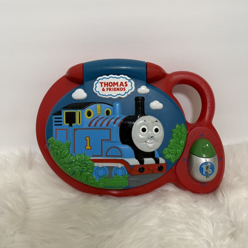 Thomas & Friends Vtech Learn & Explore Laptop Computer W/ Mouse Tested & WORKS